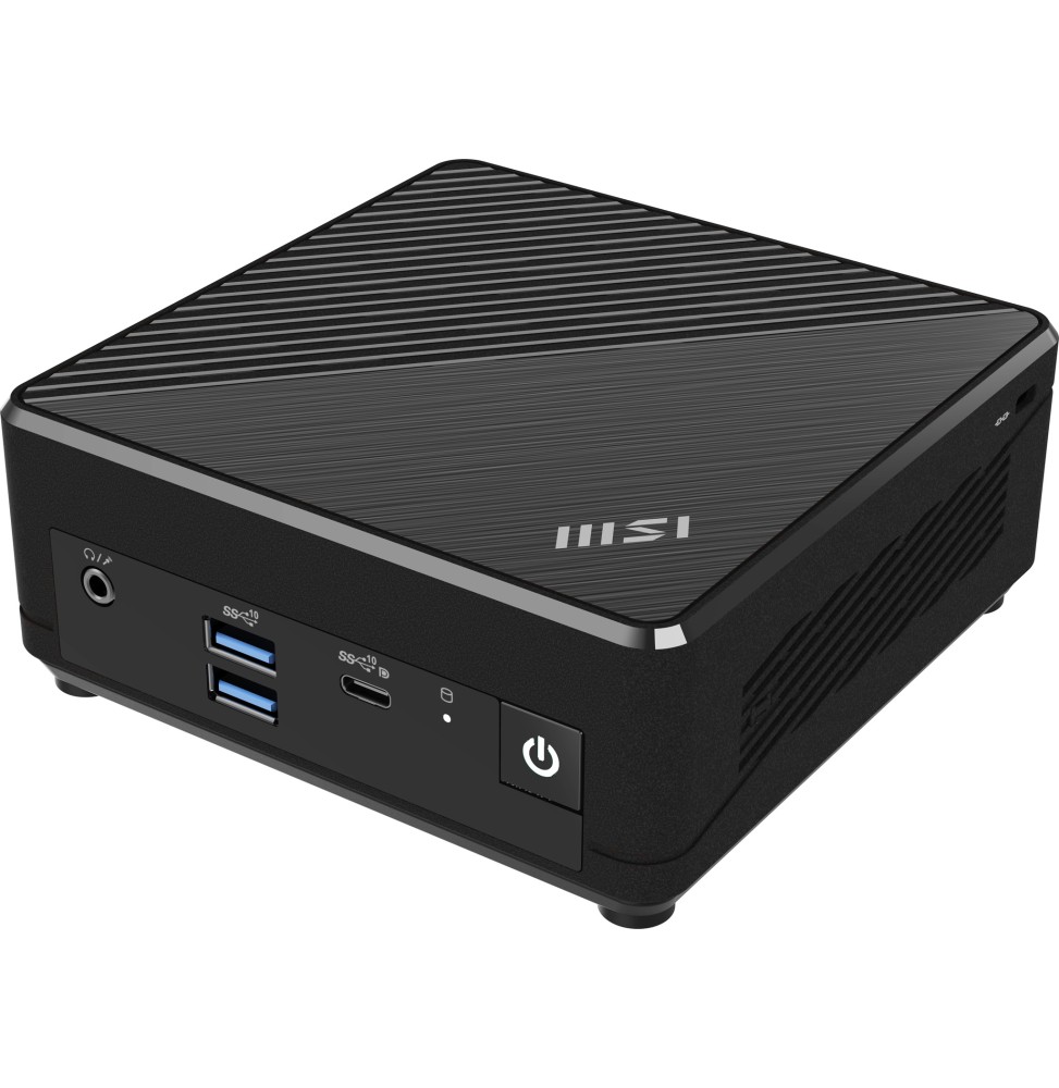 MSI Cubi N ADL-001EU Intel® N N200 4 GB DDR4-SDRAM 128 GB SSD Windows 11 Pro Mini PC Nero