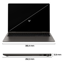 NP964QFG-KA1IT Samsung Galaxy Book3 Pro 360 16" Laptop i7 16GB 512GB Windows 11 Pro Graphite
