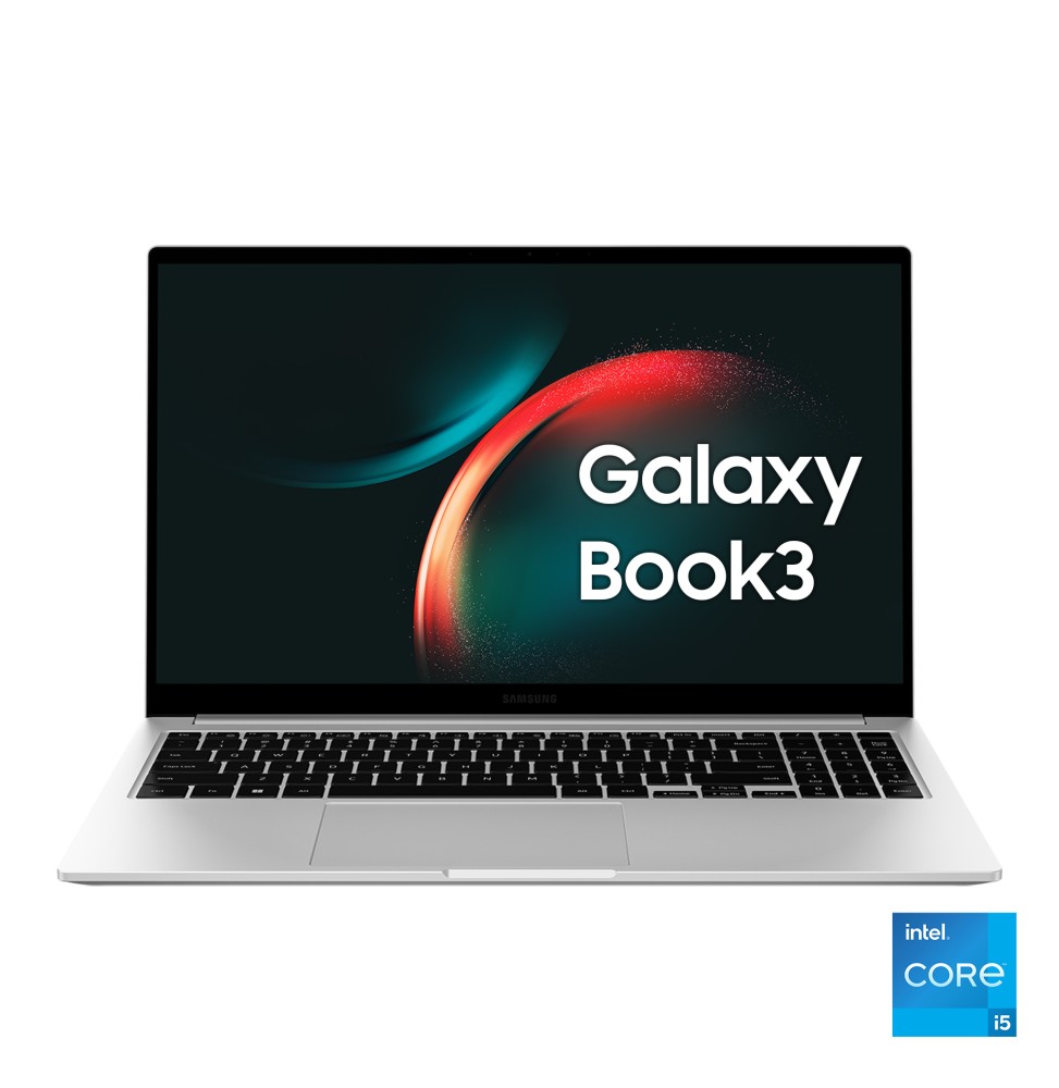 NP754XFG-KB3IT Samsung Galaxy Book3 15.6" Laptop i5 16GB 512GB Windows 11 Pro Silver