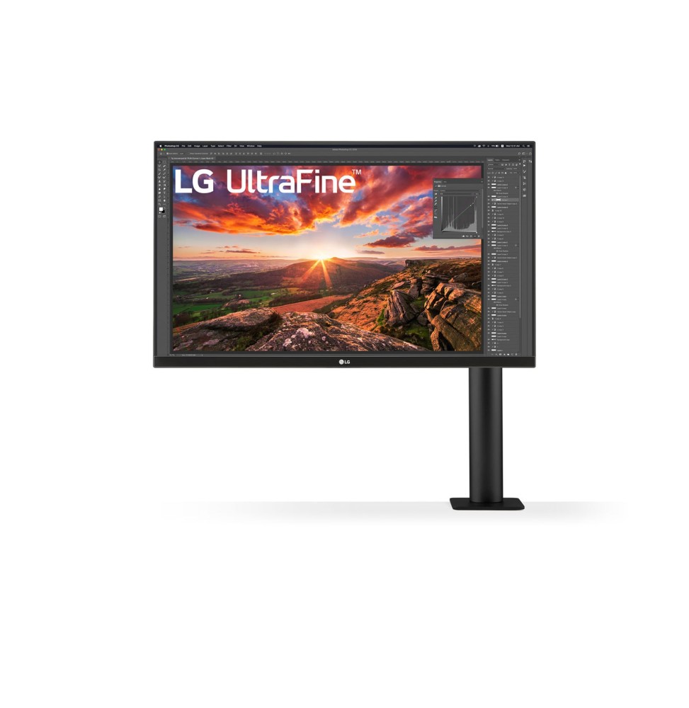 27UN880P-B.AEU LG UltraFine Ergo LED display 68,6 cm (27") 3840 x 2160 Pixel 4K Ultra HD Nero