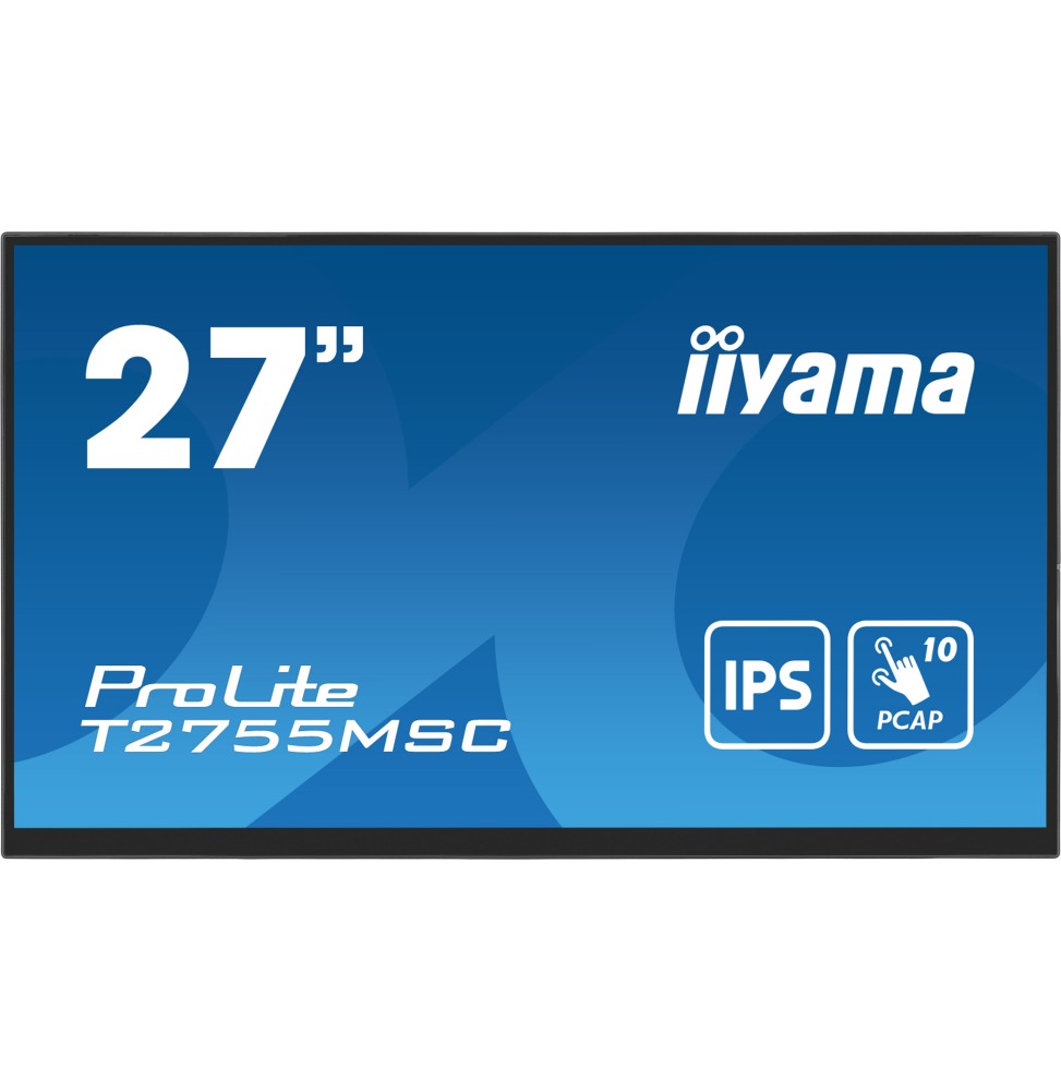iiyama ProLite T2755MSC-B1 Monitor PC 68,6 cm (27") 1920 x 1080 Pixel Full HD LED Touch screen Da ta