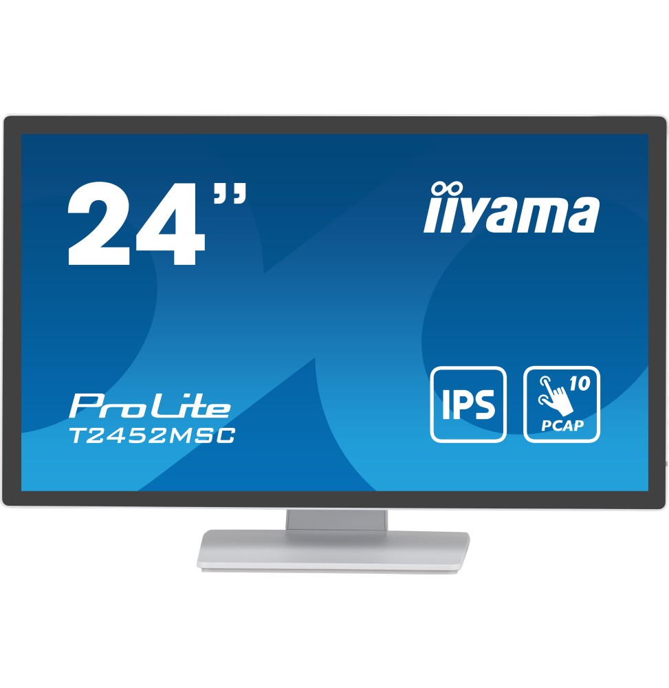 T2452MSC-W1 iiyama ProLite Monitor PC 60,5 cm (23.8") 1920 x 1080 Pixel Full HD LCD Touch screen Mul