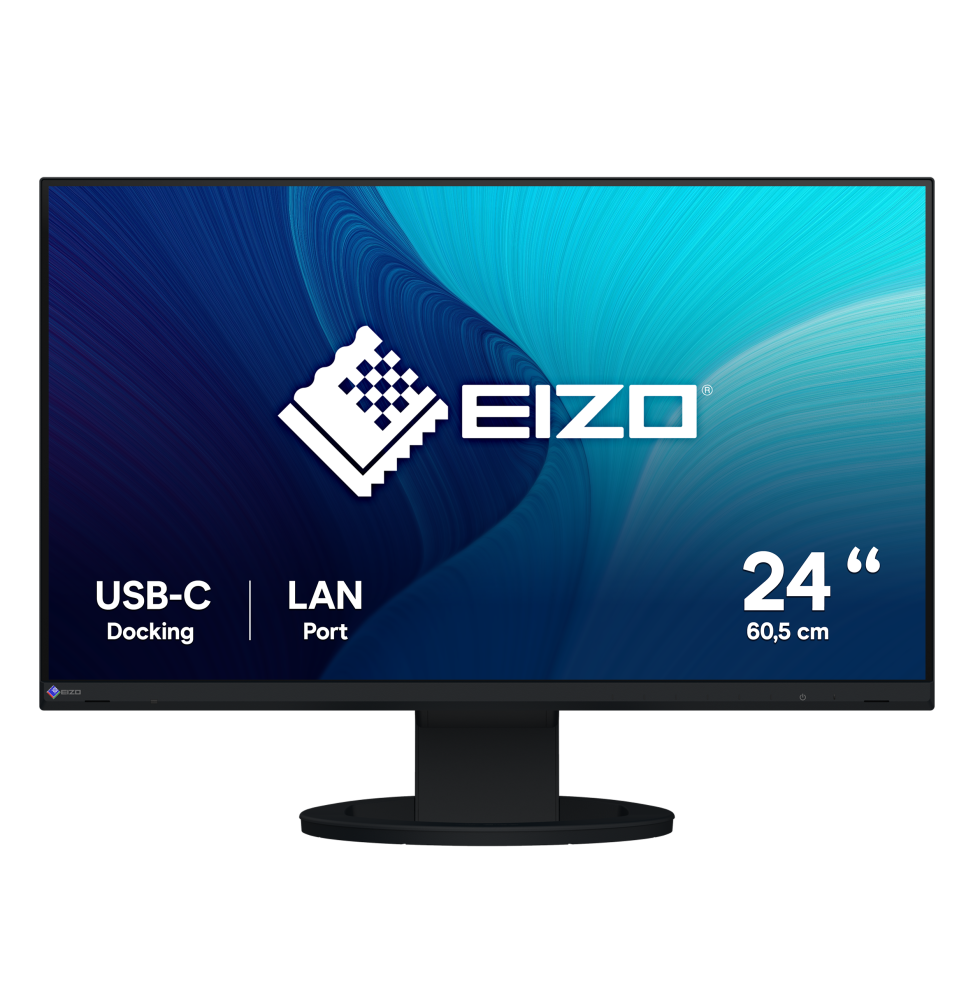 EIZO FlexScan EV2490-BK Monitor PC 60,5 cm (23.8") 1920 x 1080 Pixel Full HD LED Nero