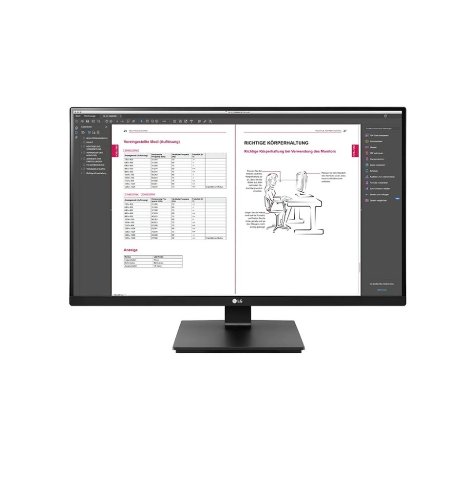 27BN65QP-B.AEU LG 27BN65QP-B Monitor PC 68,6 cm (27") 2560 x 1440 Pixel Quad HD LCD Nero