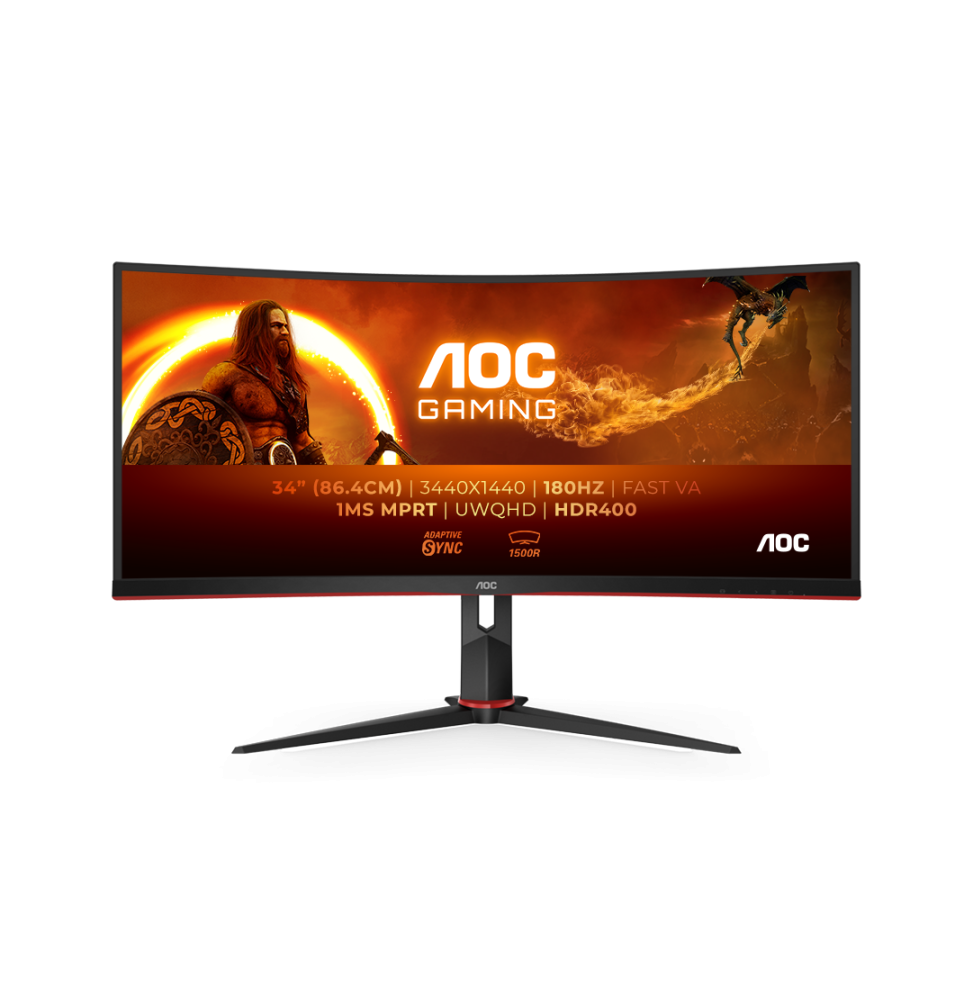 AOC G2 CU34G2XP/BK Monitor PC 86,4 cm (34") 3440 x 1440 Pixel