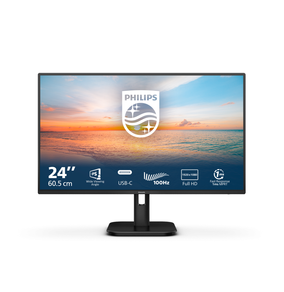 Philips 24E1N1300A/00 Monitor PC 60,5 cm (23.8") 1920 x 1080 Pixel Nero
