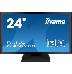 iiyama ProLite T2452MSC-B1 Monitor PC 60,5 cm (23.8") 1920 x 1080 Pixel Full HD LCD Touch screen Mul