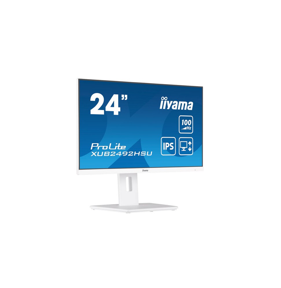 iiyama XUB2492HSU-W6 Monitor PC 60,5 cm (23.8") 1920 x 1080 Pixel Full HD LED Bianco