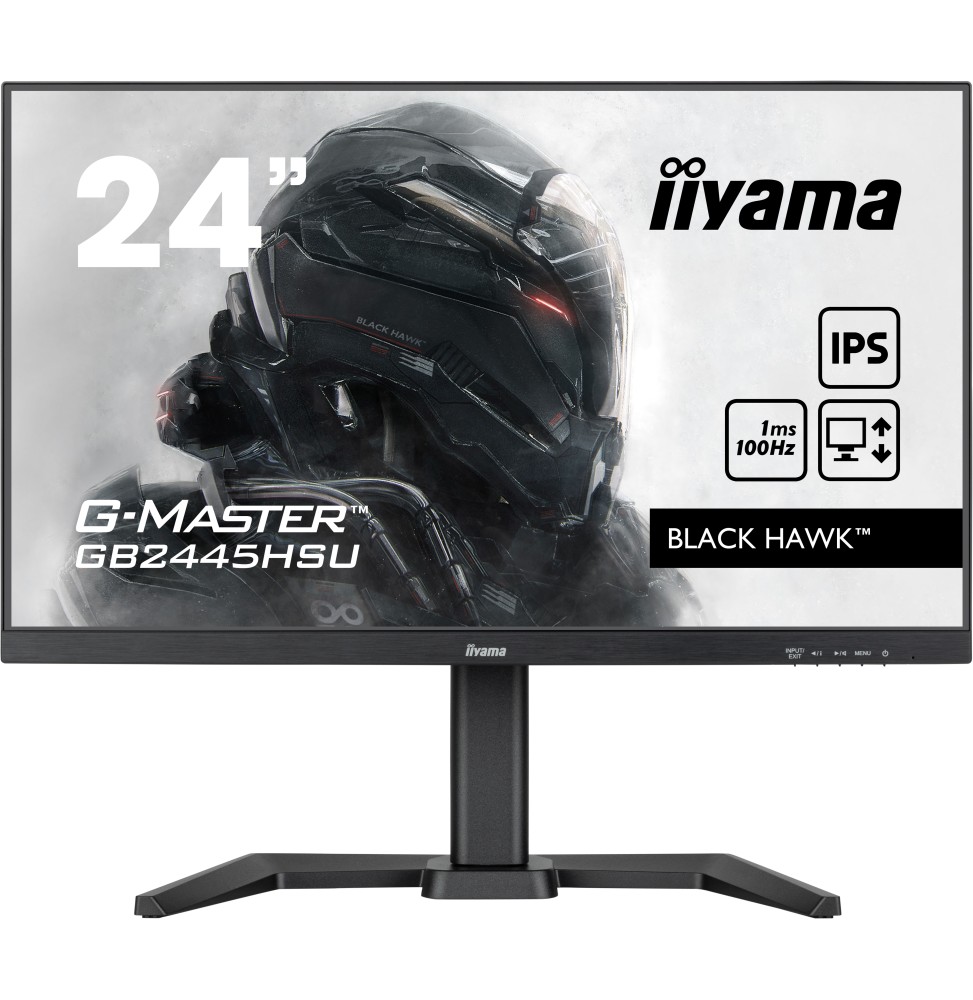 iiyama G-MASTER GB2445HSU-B1 Monitor PC 61 cm (24") 1920 x 1080 Pixel Full HD LED Nero