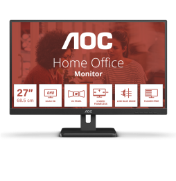 AOC E3 Q27E3UAM Monitor PC 68,6 cm (27") 2560 x 1440 Pixel Quad HD Nero