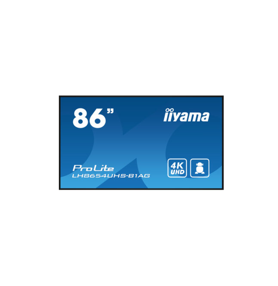 LH8654UHS-B1AG iiyama ProLite To Be Updated Monitor PC 2,17 m (85.6") 3840 x 2160 Pixel 4K Ultra HD