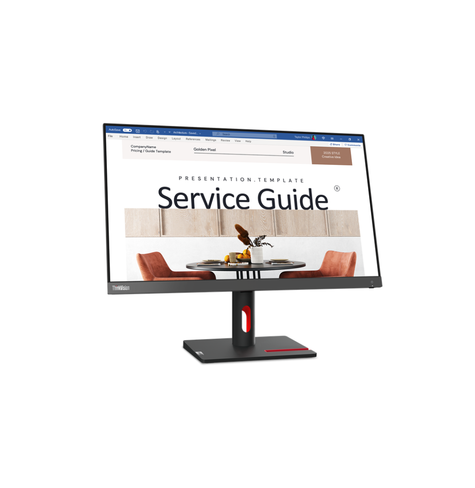 63DEKAT3EU Lenovo ThinkVision S24i-30 LED display 60,5 cm (23.8") 1920 x 1080 Pixel Full HD Nero