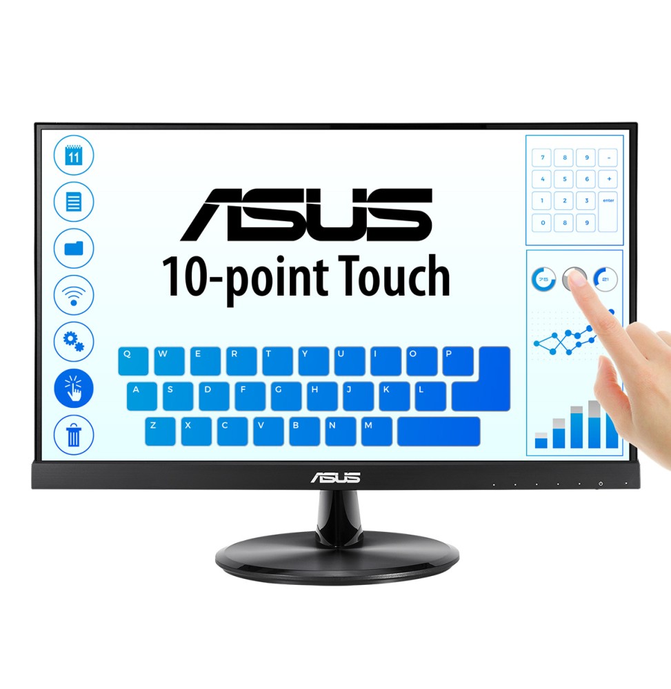 90LM0490-B01170 ASUS VT229H Monitor PC 54,6 cm (21.5") 1920 x 1080 Pixel Full HD LED Touch screen Ne