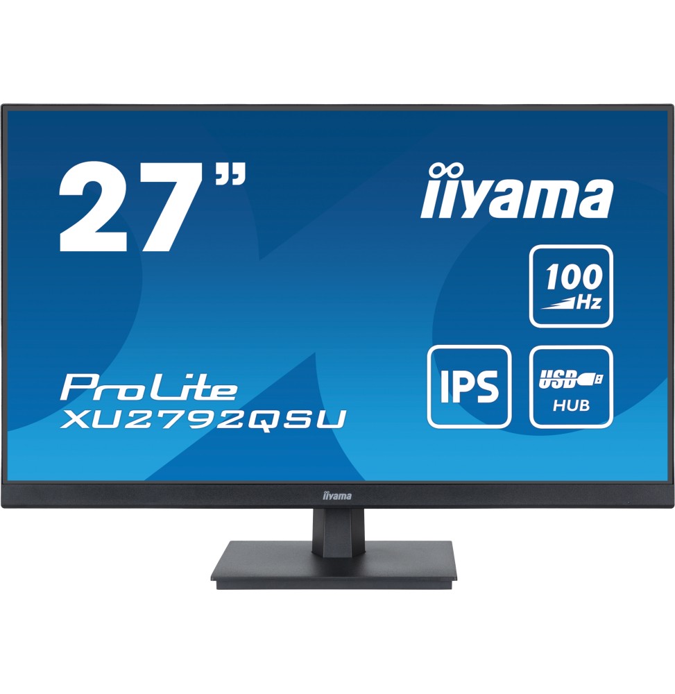 XU2792QSU-B6 iiyama ProLite Monitor PC 68,6 cm (27") 2560 x 1440 Pixel Dual WQHD LED Nero