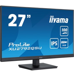 XU2792QSU-B6 iiyama ProLite Monitor PC 68,6 cm (27") 2560 x 1440 Pixel Dual WQHD LED Nero