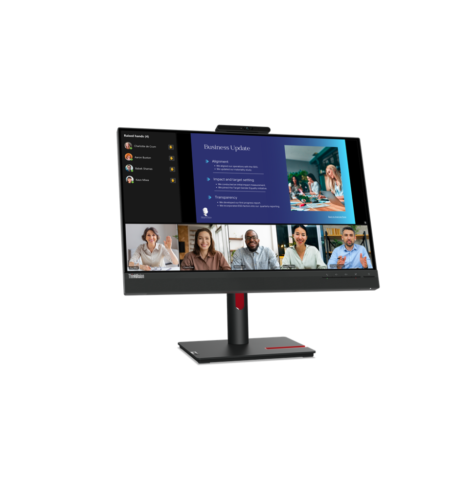 63D8MAT3EU Lenovo ThinkVision T24v-30 LED display 60,5 cm (23.8") 1920 x 1080 Pixel Full HD Nero