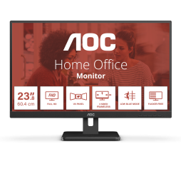 AOC 24E3UM Monitor PC 61 cm (24") 1920 x 1080 Pixel Full HD Nero