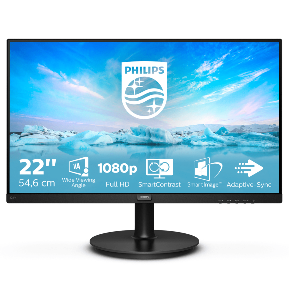 Philips V Line 221V8A/00 LED display 54,6 cm (21.5") 1920 x 1080 Pixel Full HD Nero