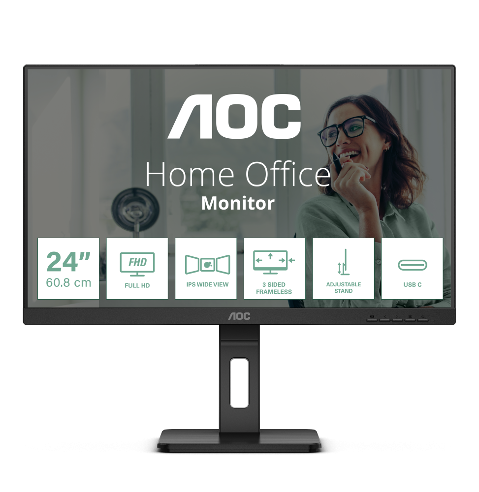 AOC 24P3CV LED display 60,5 cm (23.8") 1920 x 1080 Pixel Full HD Nero