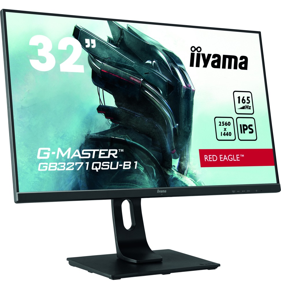 iiyama G-MASTER GB3271QSU-B1 Monitor PC 80 cm (31.5") 2560 x 1440 Pixel Wide Quad HD LED Nero
