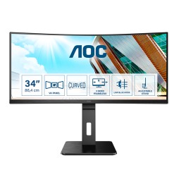AOC P2 CU34P2A LED display 86,4 cm (34") 3440 x 1440 Pixel Quad HD Nero