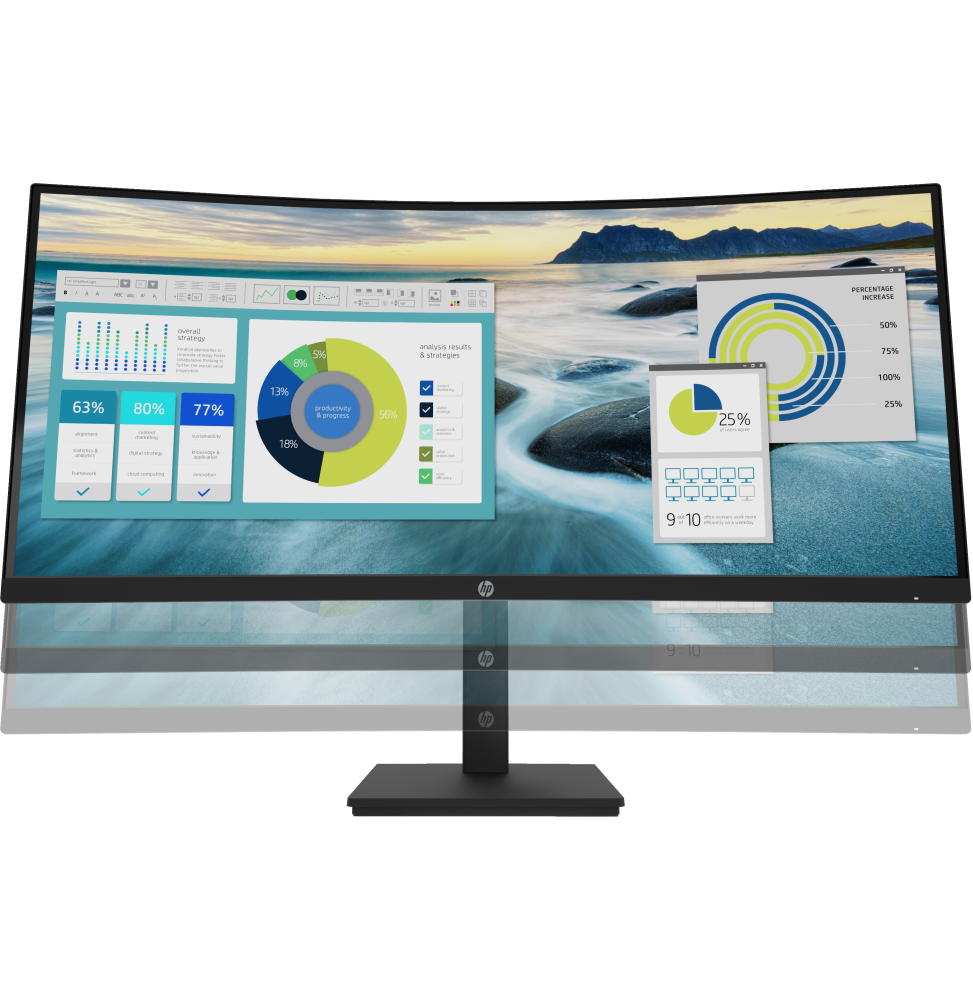 21Y56AA HP P34hc G4 Monitor PC 86,4 cm (34") 3440 x 1440 Pixel Quad HD LED Nero