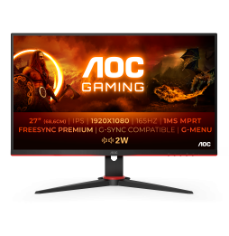 AOC G2 27G2SPAE/BK LED display 68,6 cm (27") 1920 x 1080 Pixel Full HD Nero, Rosso