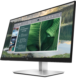 189T0AA HP E24u G4 Monitor PC 60,5 cm (23.8") 1920 x 1080 Pixel Full HD LCD Nero, Argento