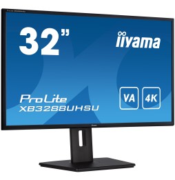 iiyama ProLite XB3288UHSU-B5 Monitor PC 80 cm (31.5") 3840 x 2160 Pixel 4K Ultra HD LCD Nero