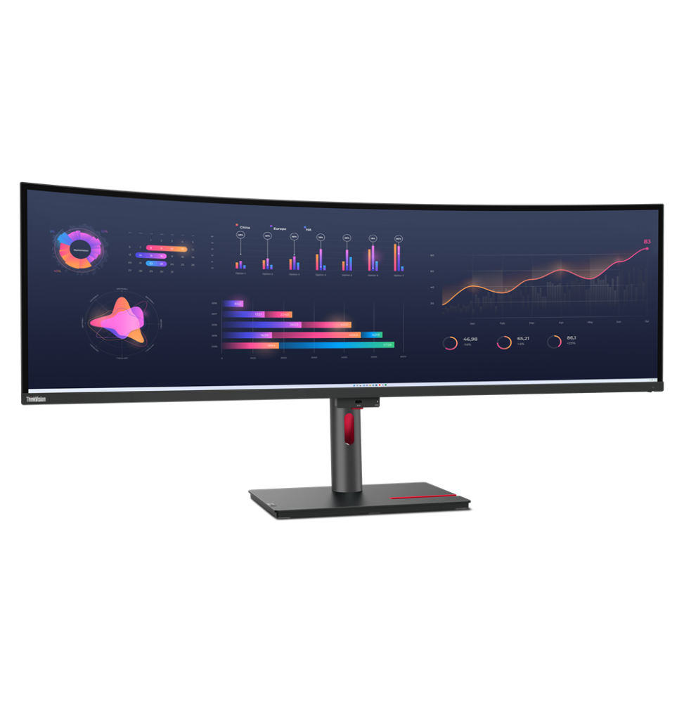 63DBRAT1EU Lenovo ThinkVision P49w-30 LED display 124,5 cm (49") 5120 x 1440 Pixel DQHD Nero