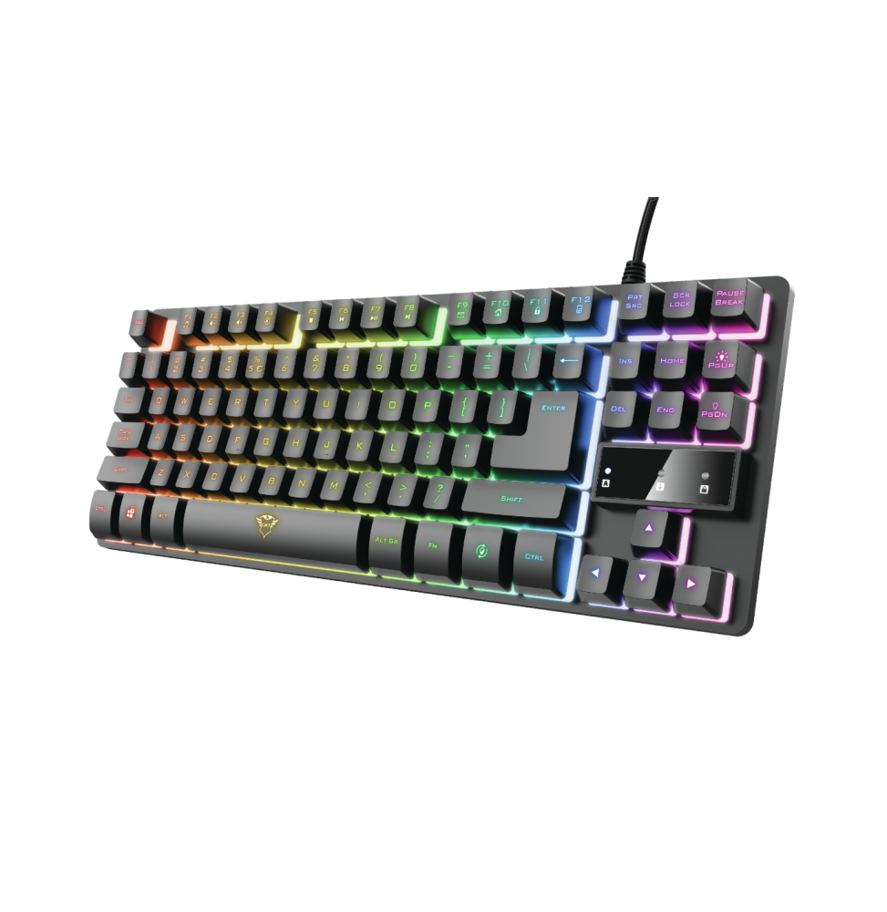 24066 Trust GXT 833 Thado TKL tastiera USB QWERTY Italiano Nero