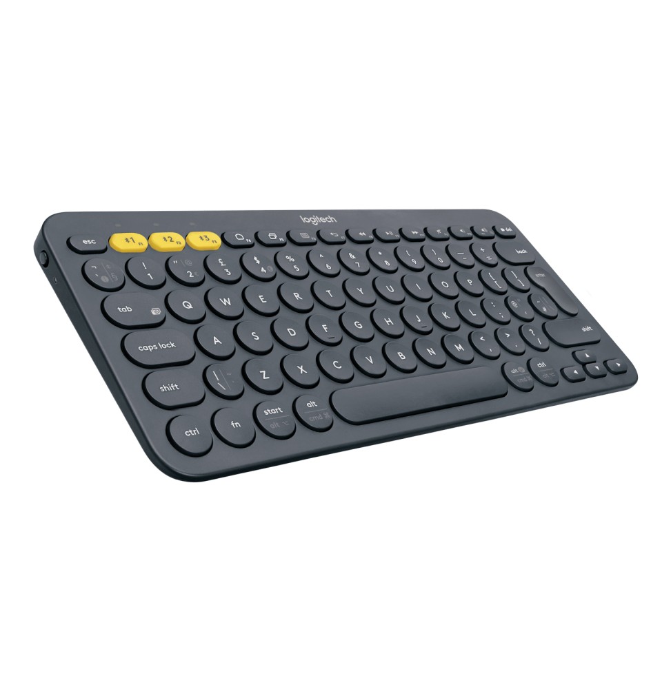920-007574 Logitech K380 Multi-Device Tastiera Bluetooth Wireless, Design Easy-Switch, Sottile, Port