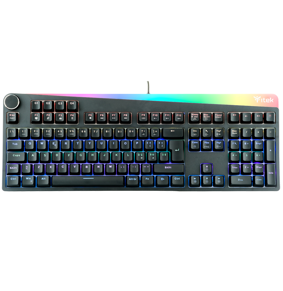 ITKGMCX31 itek X31 tastiera USB Italiano Nero