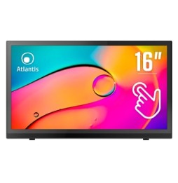 Atlantis Land A05-T16A-VHM Monitor PC 39,6 cm (15.6") 1920 x 1080 Pixel Full HD LED Touch screen Ner