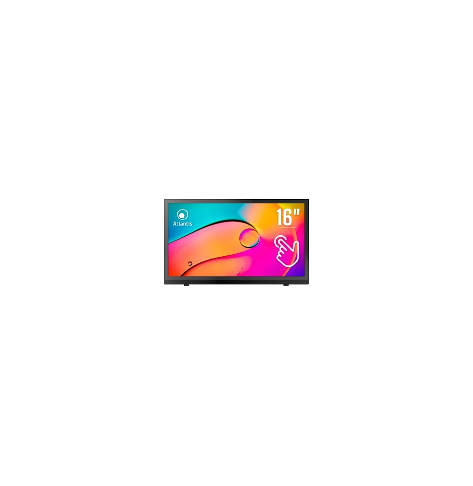 Atlantis Land A05-T16A-VHM Monitor PC 39,6 cm (15.6") 1920 x 1080 Pixel Full HD LED Touch screen Ner