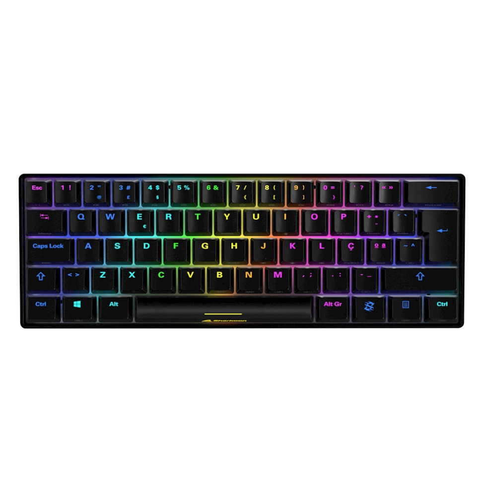 SGK50 S4 BK Sharkoon SGK50 S4 tastiera USB QWERTY Italiano Nero