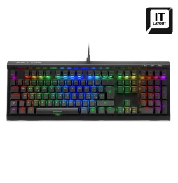 SKILLER SGK60 BROWN Sharkoon SKILLER SGK60 tastiera USB QWERTY Italiano Nero