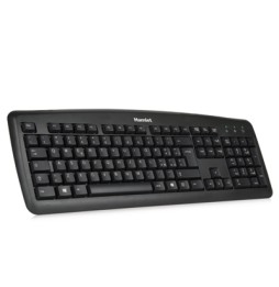 XKKITA2-U4W-BK Hamlet Tastiera usb professionale con layout Inglese Internazionale Euro colore nero