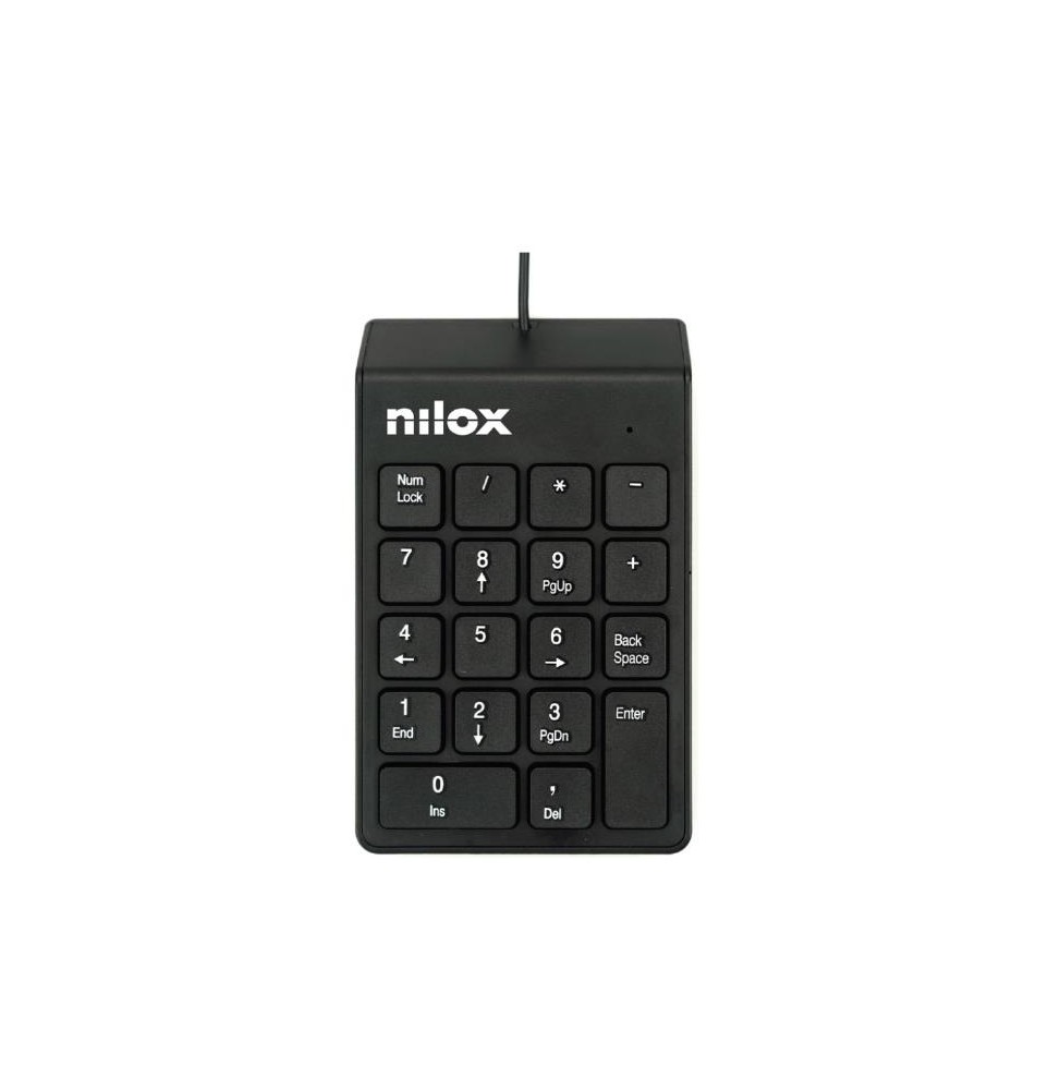 NXKN0001 Nilox NUMERIC KEYBOARD tastiera USB Spagnolo Nero