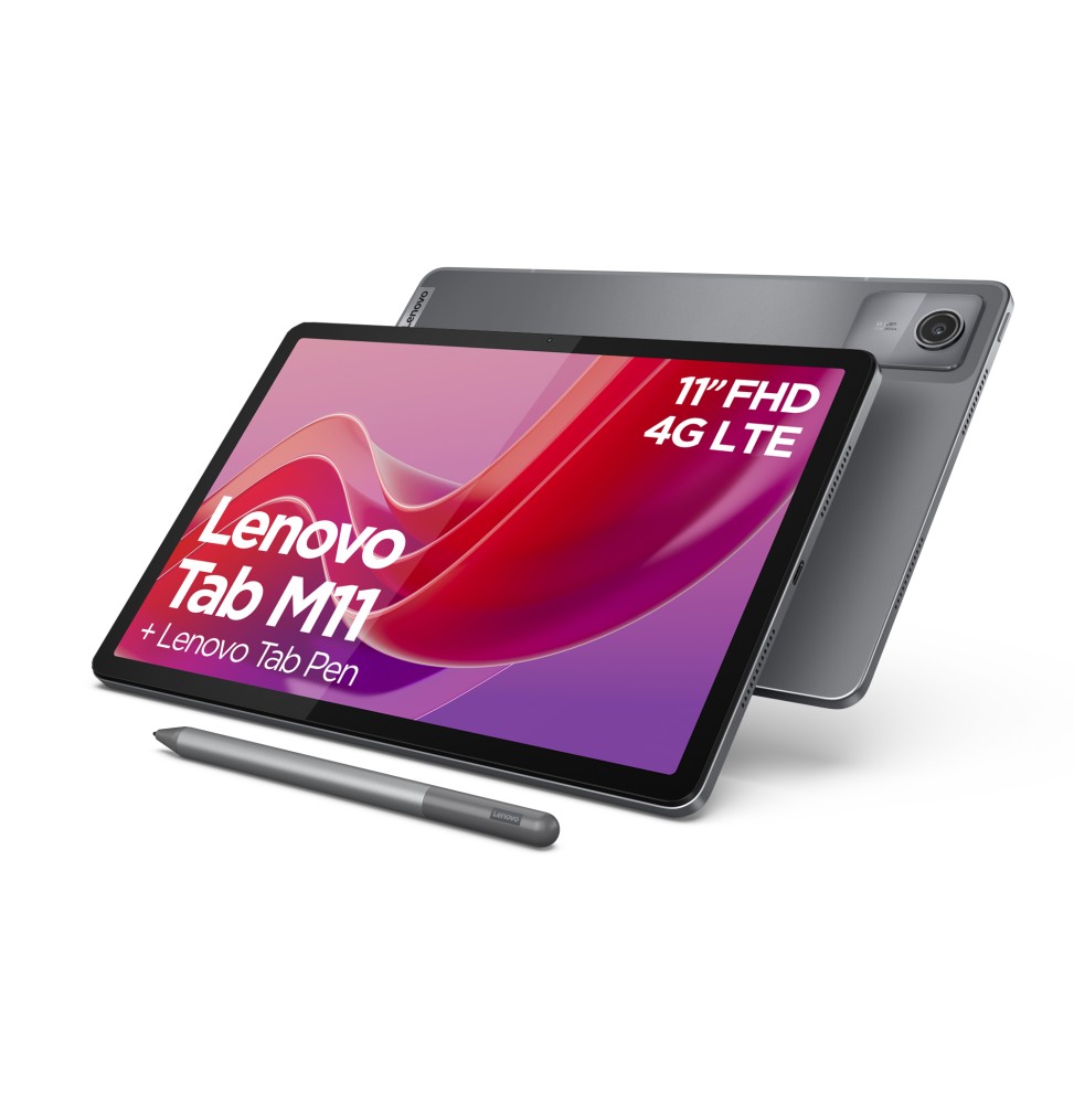 ZADB0340SE Lenovo Tab M11 TB330XU + Pen KTK G88 8GB 128GB LTE 10.95INCH 1920*1200 IPS 90Hz LUNA GREY
