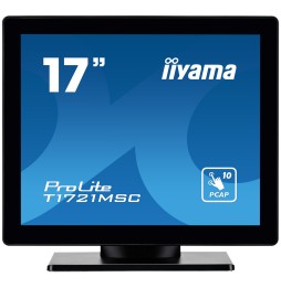 iiyama ProLite T1721MSC-B2 Monitor PC 43,2 cm (17") 1280 x 1024 Pixel SXGA LED Touch screen Da tavol