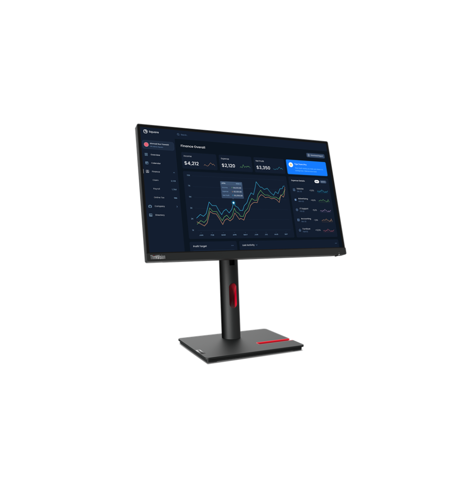 63B2MAT6EU Lenovo ThinkVision T23i-30 LED display 58,4 cm (23") 1920 x 1080 Pixel Full HD Nero