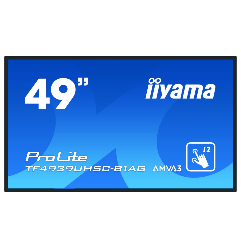 iiyama ProLite TF4939UHSC-B1AG Monitor PC 124,5 cm (49") 3840 x 2160 Pixel 4K Ultra HD LED Touch scr