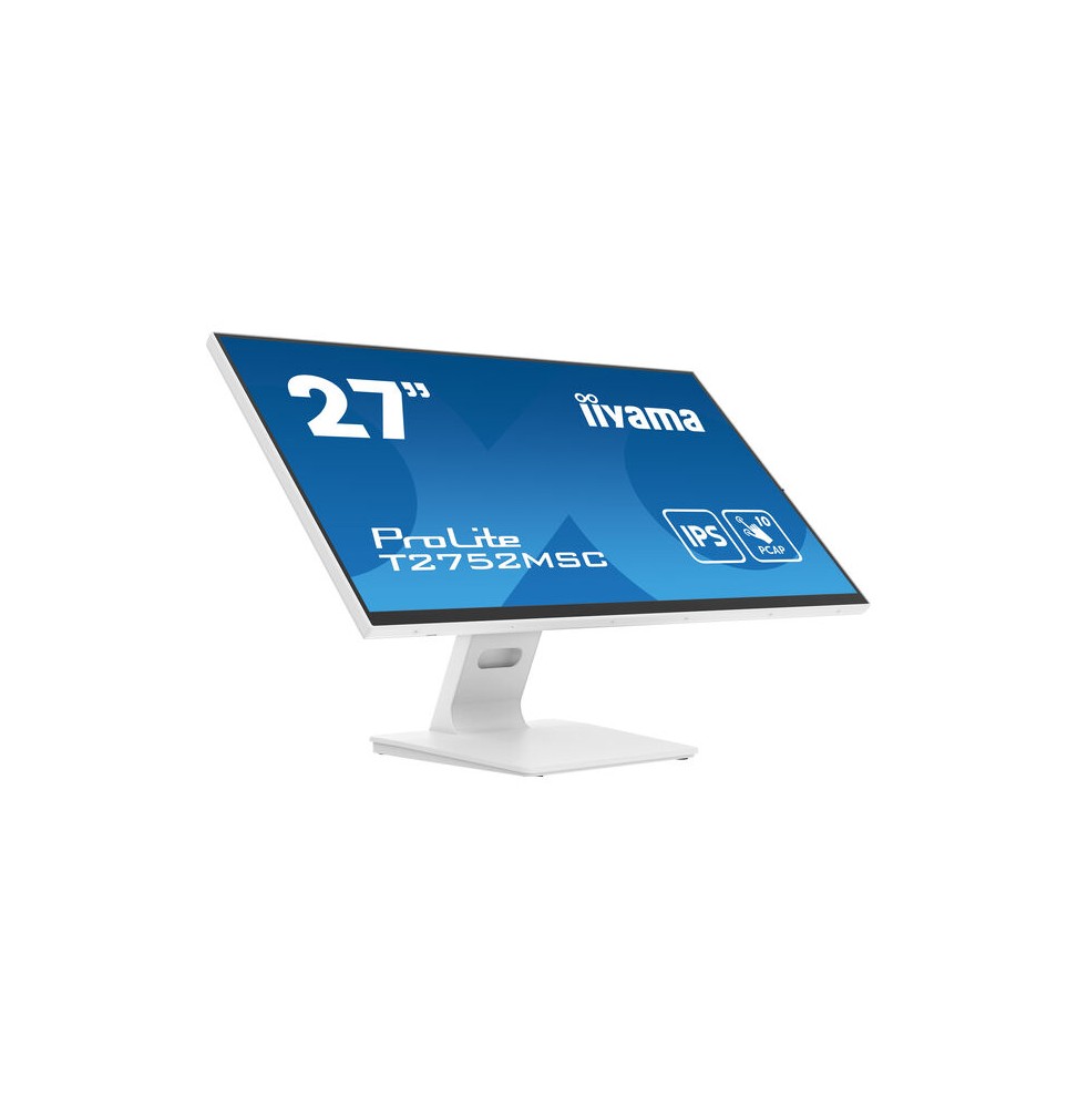 iiyama ProLite T2752MSC-W1 Monitor PC 68,6 cm (27") 1920 x 1080 Pixel Full HD LED Touch screen Bianc