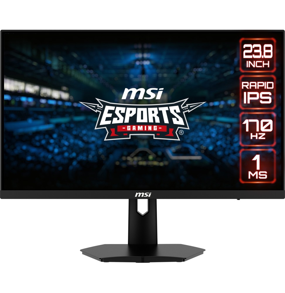 9S6-3BB4CH-021 MSI G244F E2 Monitor PC 60,5 cm (23.8") 1920 x 1080 Pixel Full HD Nero