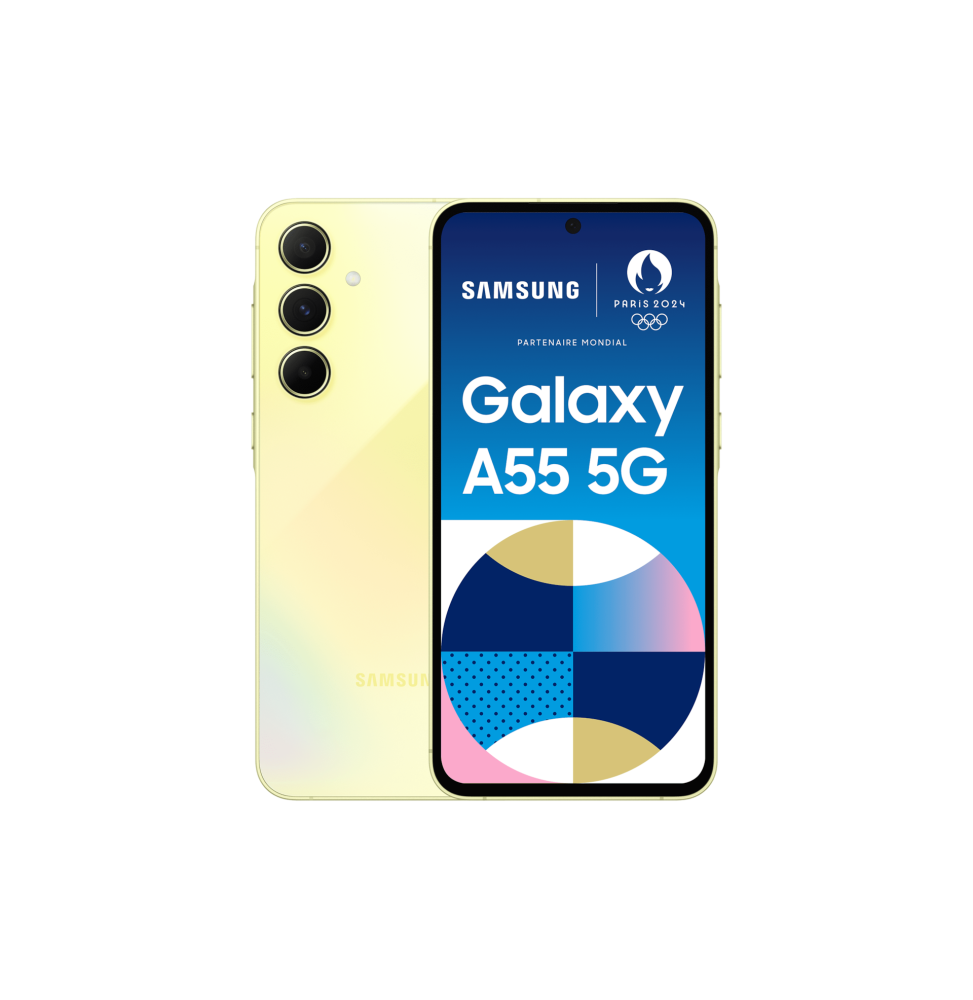 SM-A556BZYAEUB Samsung Galaxy A55 5G 16,8 cm (6.6") Dual SIM ibrida Android 14 USB tipo-C 8 GB 128 G