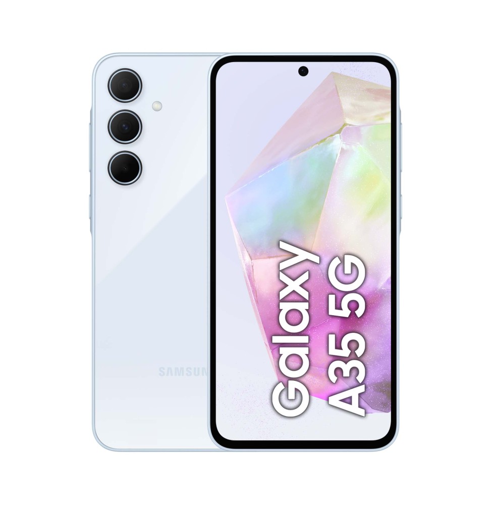 SM-A356BLBBEUE Samsung Galaxy A35 5G Display FHD+ Super AMOLED 6.6”, Android 14, 6GB RAM, 128GB, Dua
