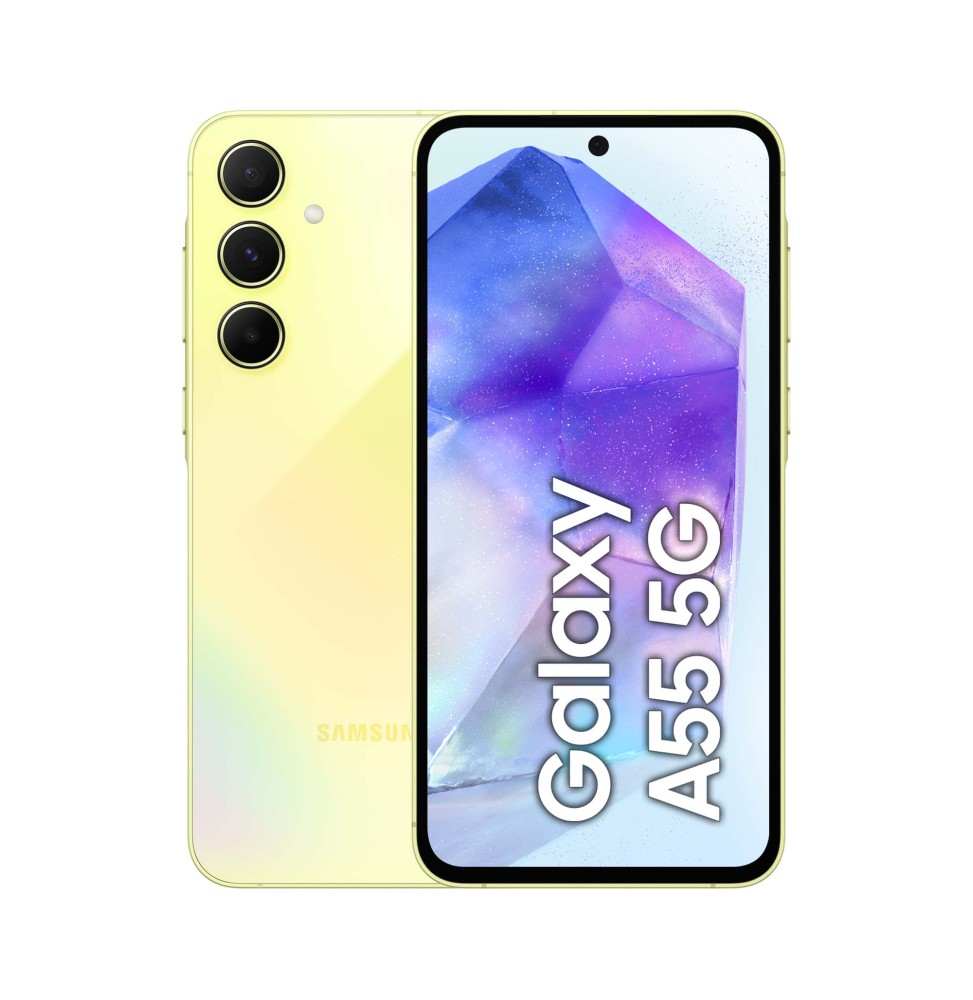 SM-A556BZYCEUE Samsung Galaxy A55 5G Display FHD+ Super AMOLED 6.6”, Android 14, 8GB RAM, 256GB, Dua