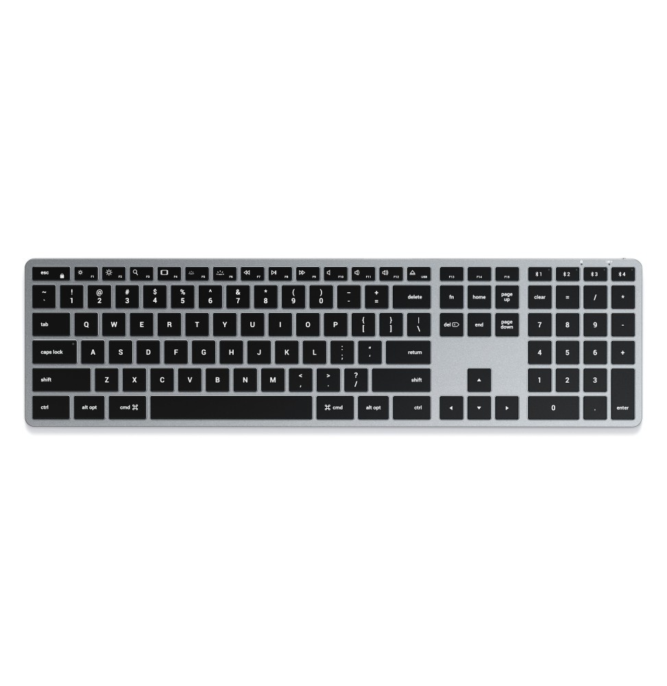 ST-BTSX3M-IT Satechi Slim X3 tastiera Bluetooth Italiano Nero, Grigio