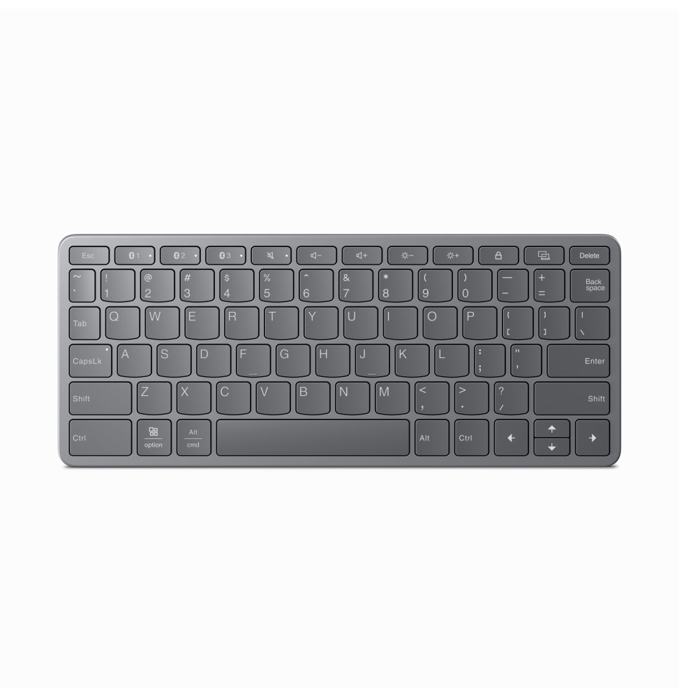 Lenovo ZG38C05814 tastiera USB + Bluetooth QWERTY Grigio